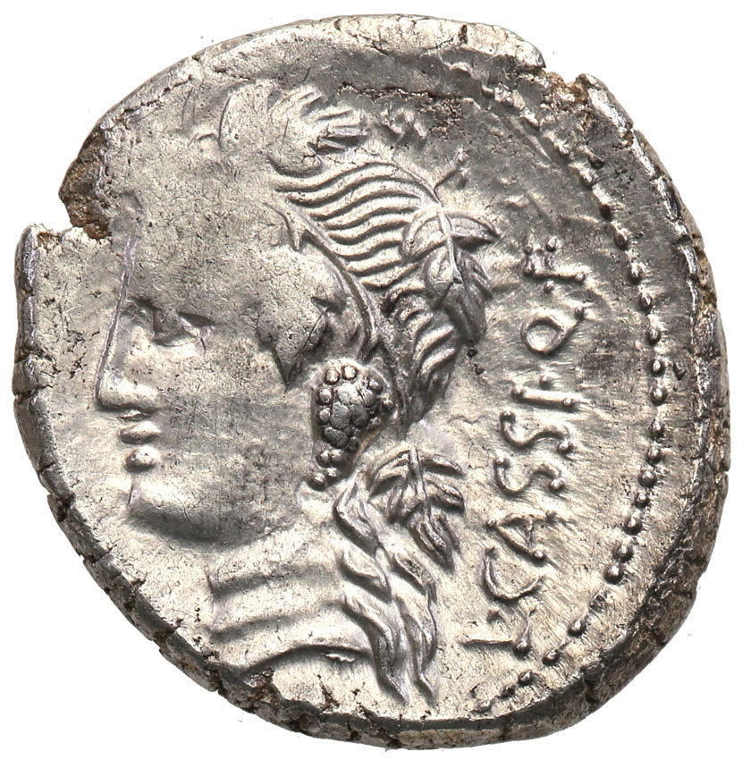 Republika Rzymska, L. Cassius Q. f. Longinus 78 pne, denar